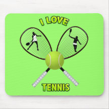 I LOVE TENNIS MOUSEPAD