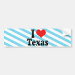 I Love  Texas Bumper Stickers