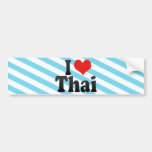 I Love Thai Bumper Stickers