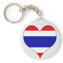 I Love Thailand Keychain