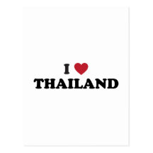I Love Thailand Post Card