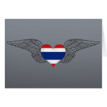 I Love Thailand -wings Cards