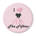 I Love the 50's magnets