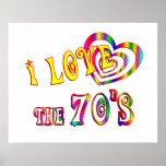 I Love the 70s posters