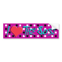 I Love The 80s Bumper Sticker