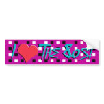 I Love The 80s Bumper Sticker bumper stickers