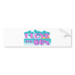 I Love The 80's bumper stickers