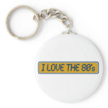 I Love The 80'S keychains