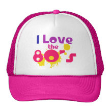 I Love the 80s Mesh Hats