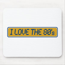 I Love The 80'S Mousepad