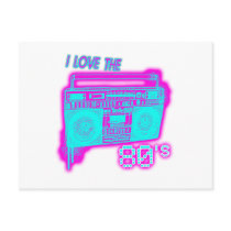 I LOVE THE 80s Post Card