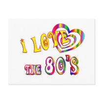 I Love the 80s Post Cards