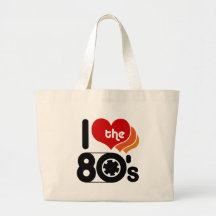 I Love the 80's Tote Bag