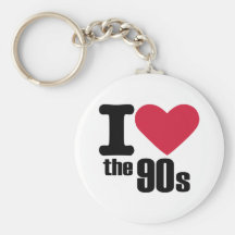 I love the 90's keychain