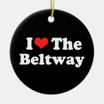 I LOVE THE BELTWAY.png Christmas Ornament