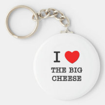 I Love The Big Cheese Keychain