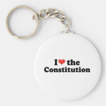 I LOVE THE CONSTITUTION - .png Key Chains