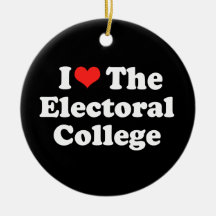 I LOVE THE ELECTORAL COLLEG.png Christmas Ornaments