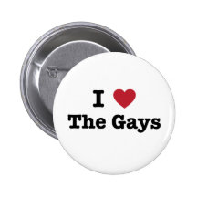 I Love The Gays Shirt Buttons