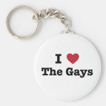 I Love The Gays Shirt Key Chain