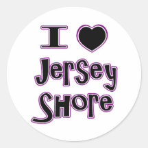 I love the jersey shore stickers