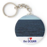 I Love the Ocean Keychains