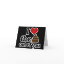 I love the poop out of you cards