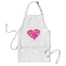 I love the simple things apron