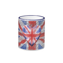 I Love the UK! Coffee Mugs