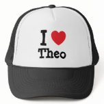 I love Theo heart T-Shirt hats