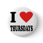 I love thursdays icon buttons