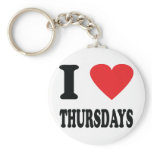 I love thursdays icon keychains