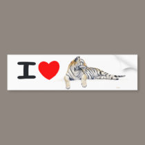 I love Tigers bumper stickers