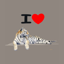 I love Tigers for light t-shirts