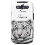 I Love Tigers Samsung Galaxy S Case