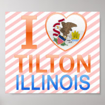 I Love Tilton, IL Print
