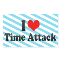 I love Time Attack Rectangular Sticker
