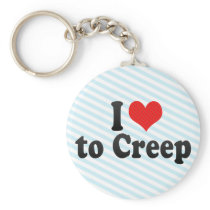 I Love to Creep Keychain