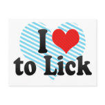 I Love to Lick postcards