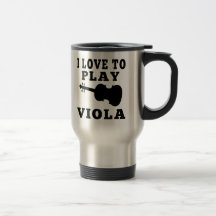 I Love To Play Viola Coffee Mug