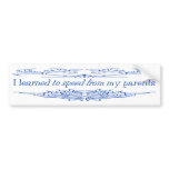 I Love to Speed bumper stickers