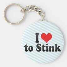 I Love to Stink Key Chain