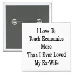 I Love To Teach Economics More Than I Ever Loved M Button