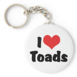 I Love Toads Keychain