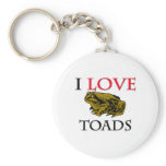 I Love Toads keychains