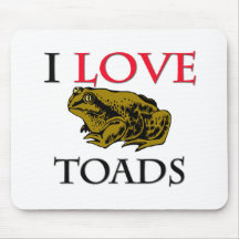 I Love Toads Mouse Mat