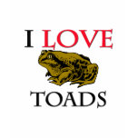 I Love Toads t-shirts