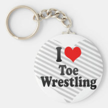 I love Toe Wrestling Keychains