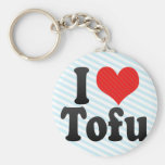I Love Tofu Keychains