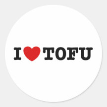 I Love Tofu Sticker